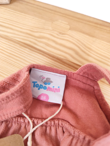 Topomini Kleid - gerippt - Größe 56