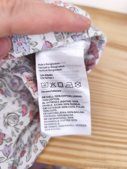 H&M Jumpsuit - Blumen - Größe 56