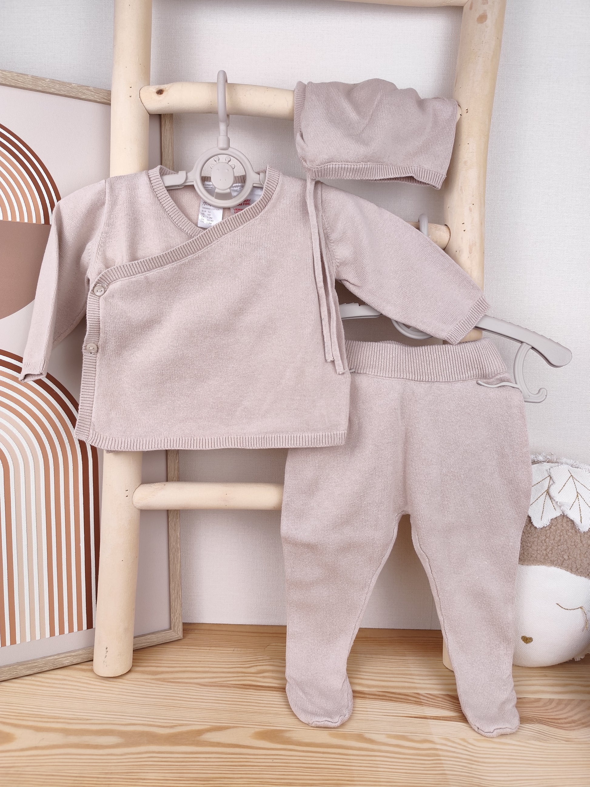 H&M 3-teiliges Set - Strick - Größe 56 (B-Ware)