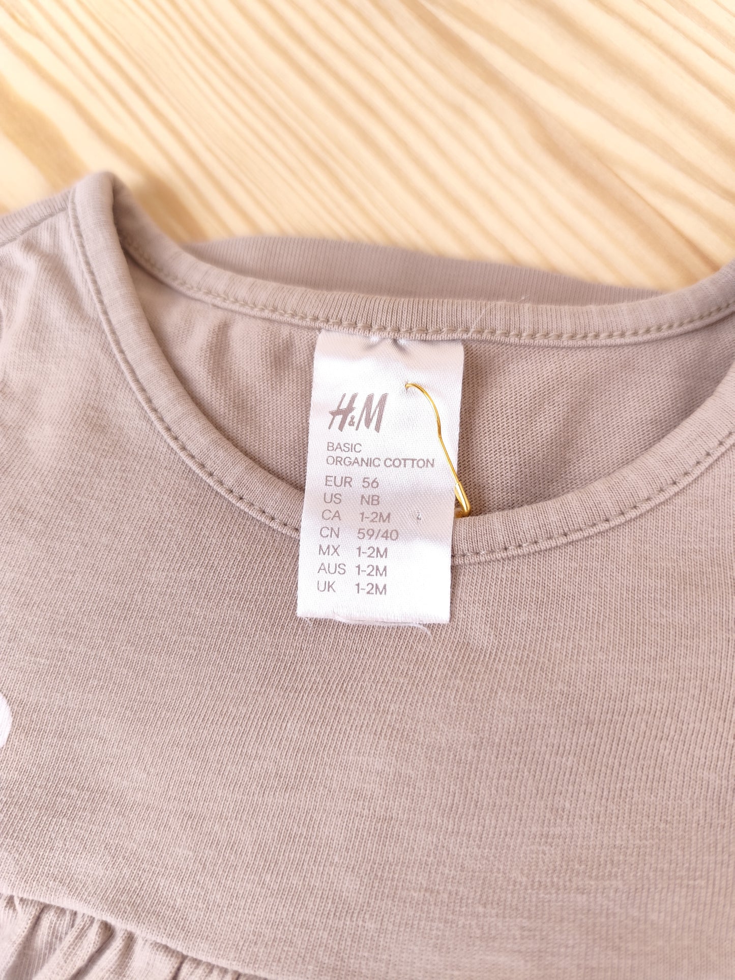 H&M Kleid - gepunktet - Größe 56