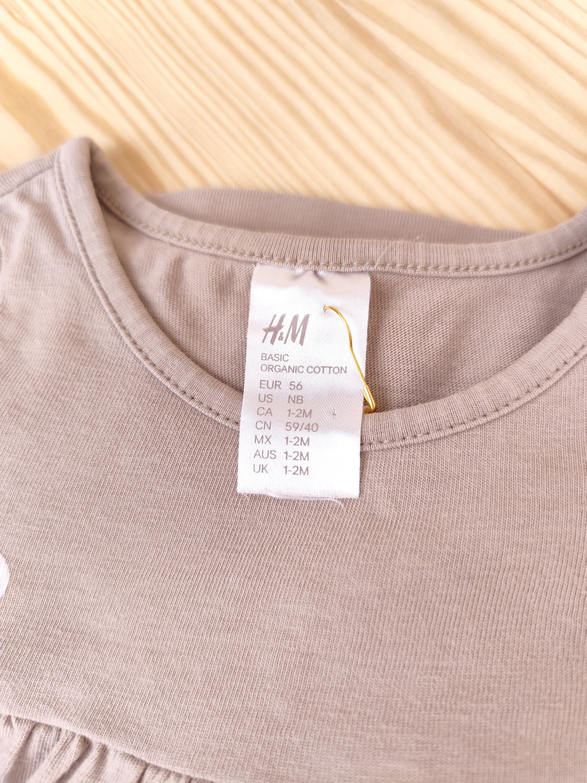 H&M Kleid - gepunktet - Größe 56