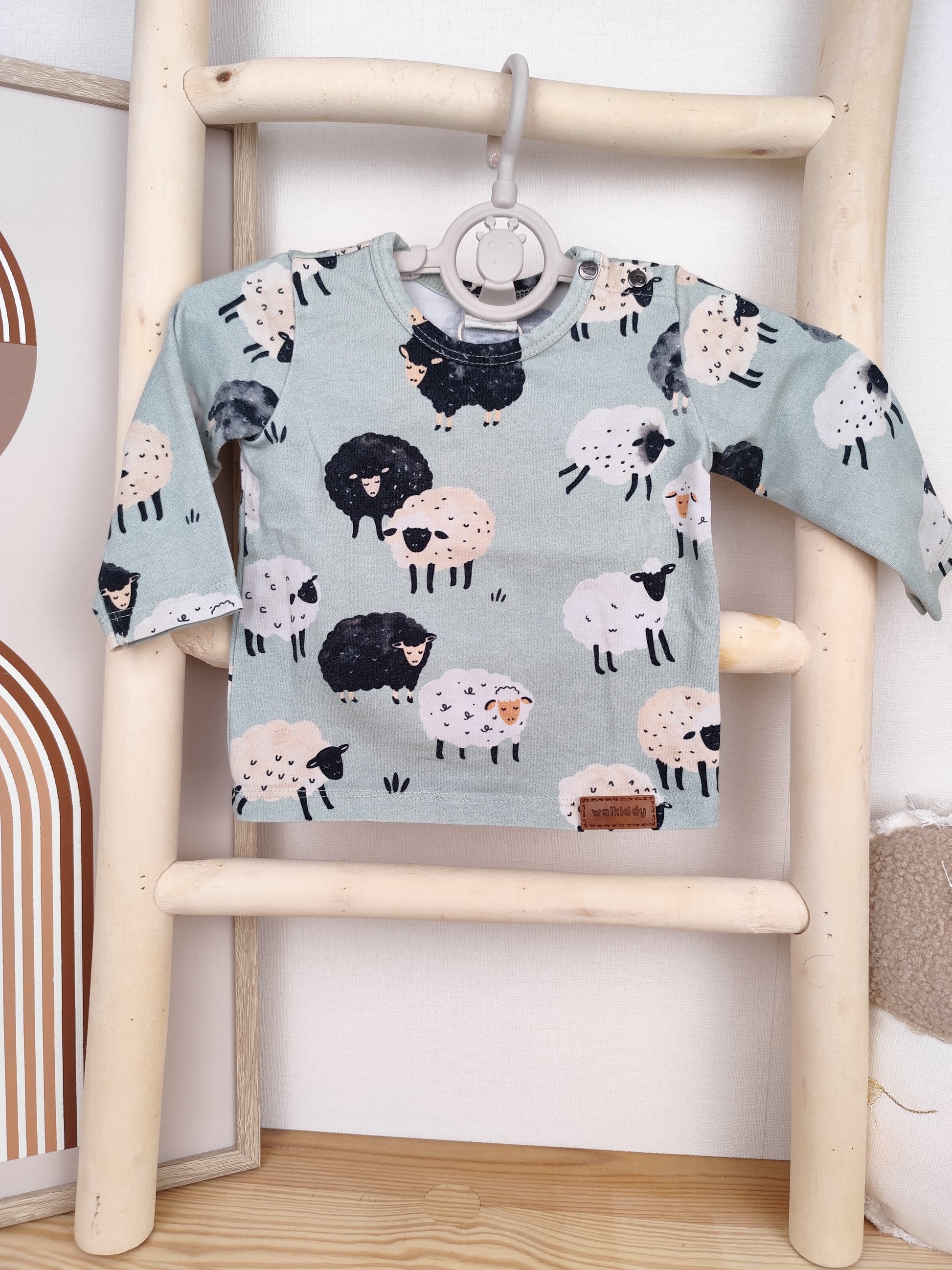 Walkiddy Langarmshirt - Schaf - Größe 50/56
