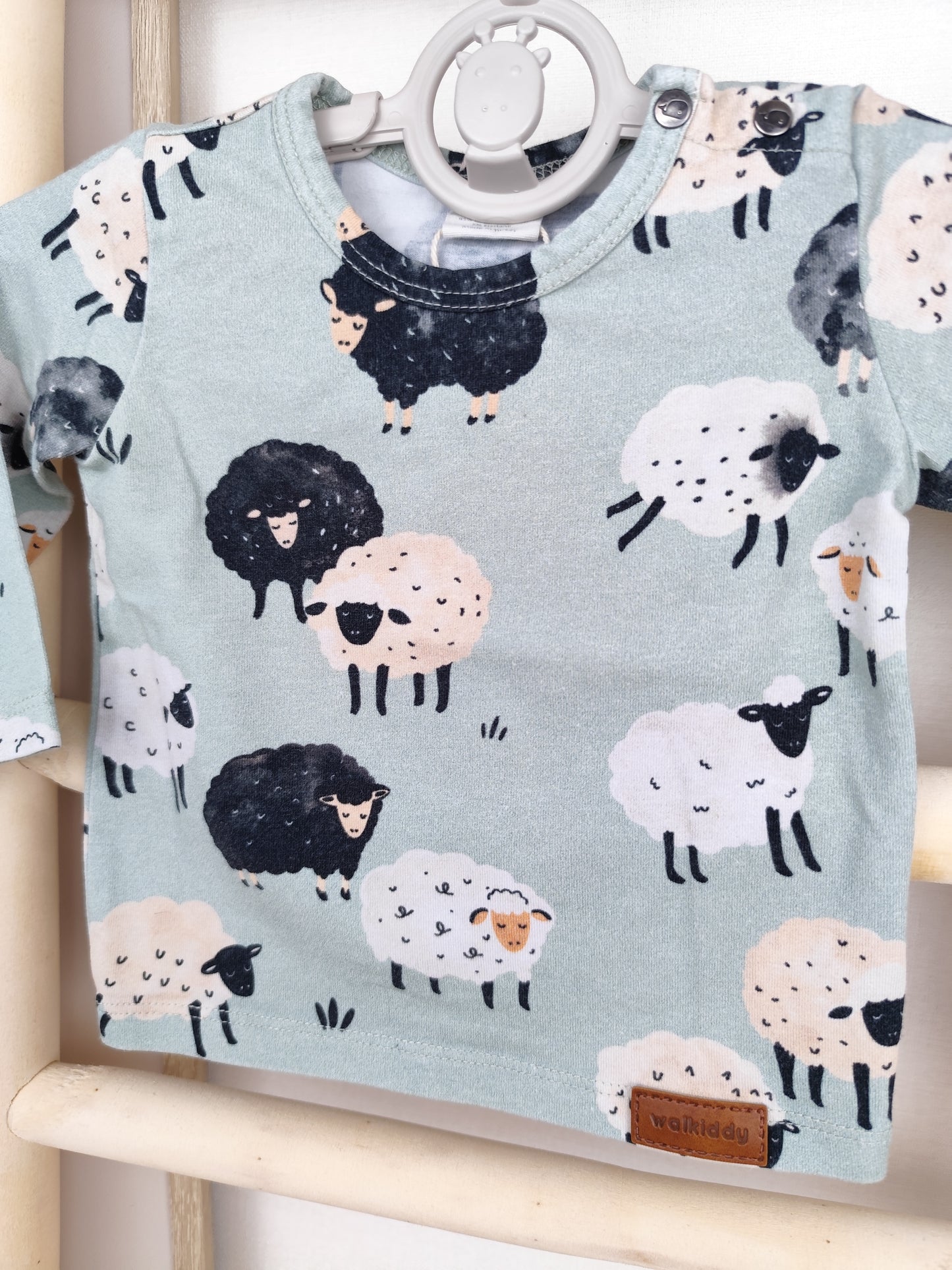 Walkiddy Langarmshirt - Schaf - Größe 50/56