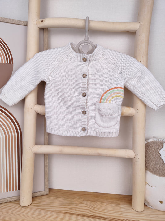 Topomini Strickjacke - Regenbogen - Größe 56