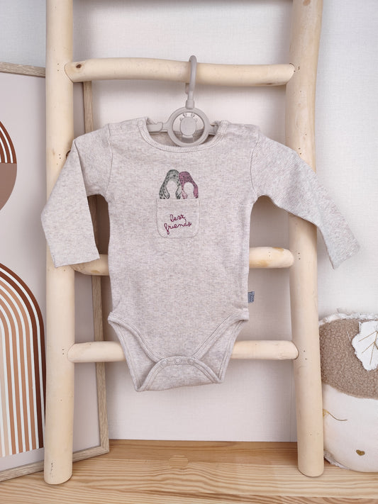 Hust & Claire Body - gerippt - Größe 62