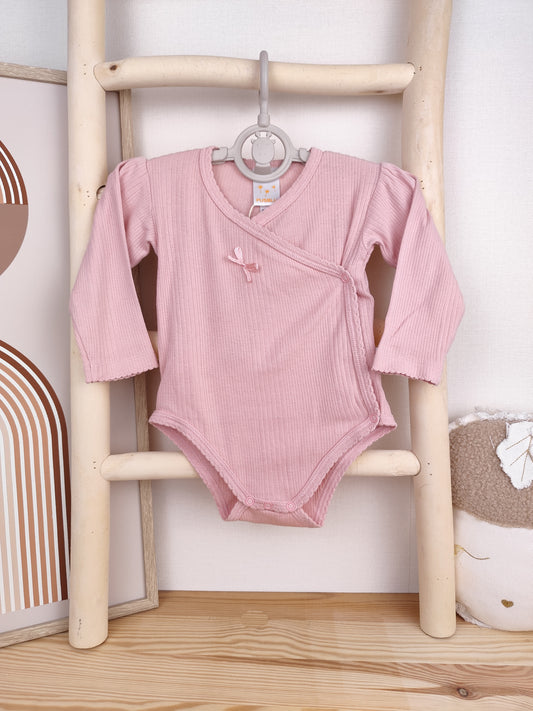 Pusblu Wickelbody - gerippt - Größe 62/68