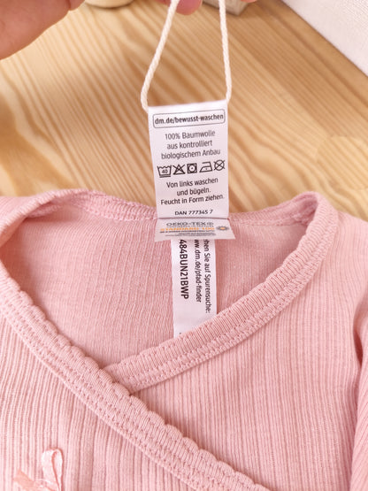 Pusblu Wickelbody - gerippt - Größe 62/68