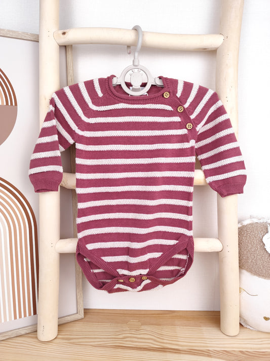 Hust & Claire Body - Strick - gestreift - Größe 62