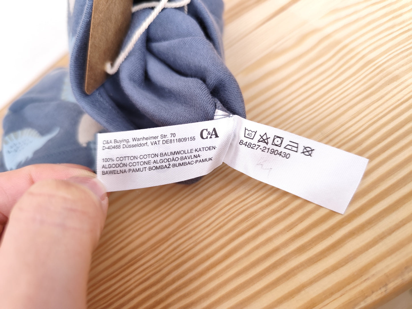 C&A Kurzarmbody - Dino - Größe 56