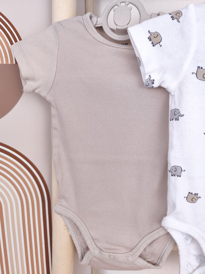 H&M 2 Bodys - kurzarm - Größe 68 (B-Ware)