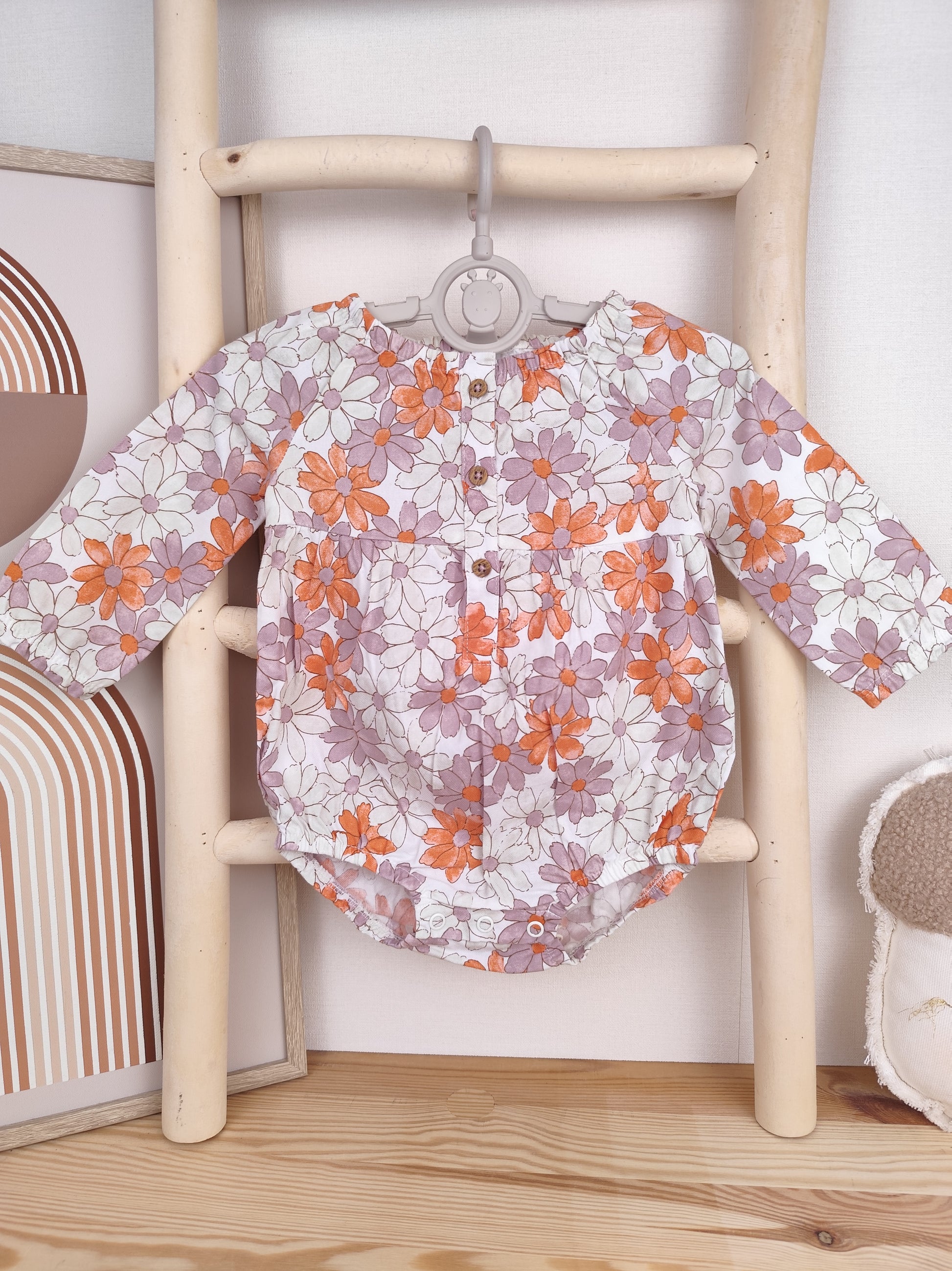 Carter's Romper - Blumen - Größe 68