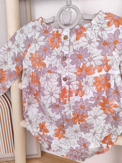 Carter's Romper - Blumen - Größe 68