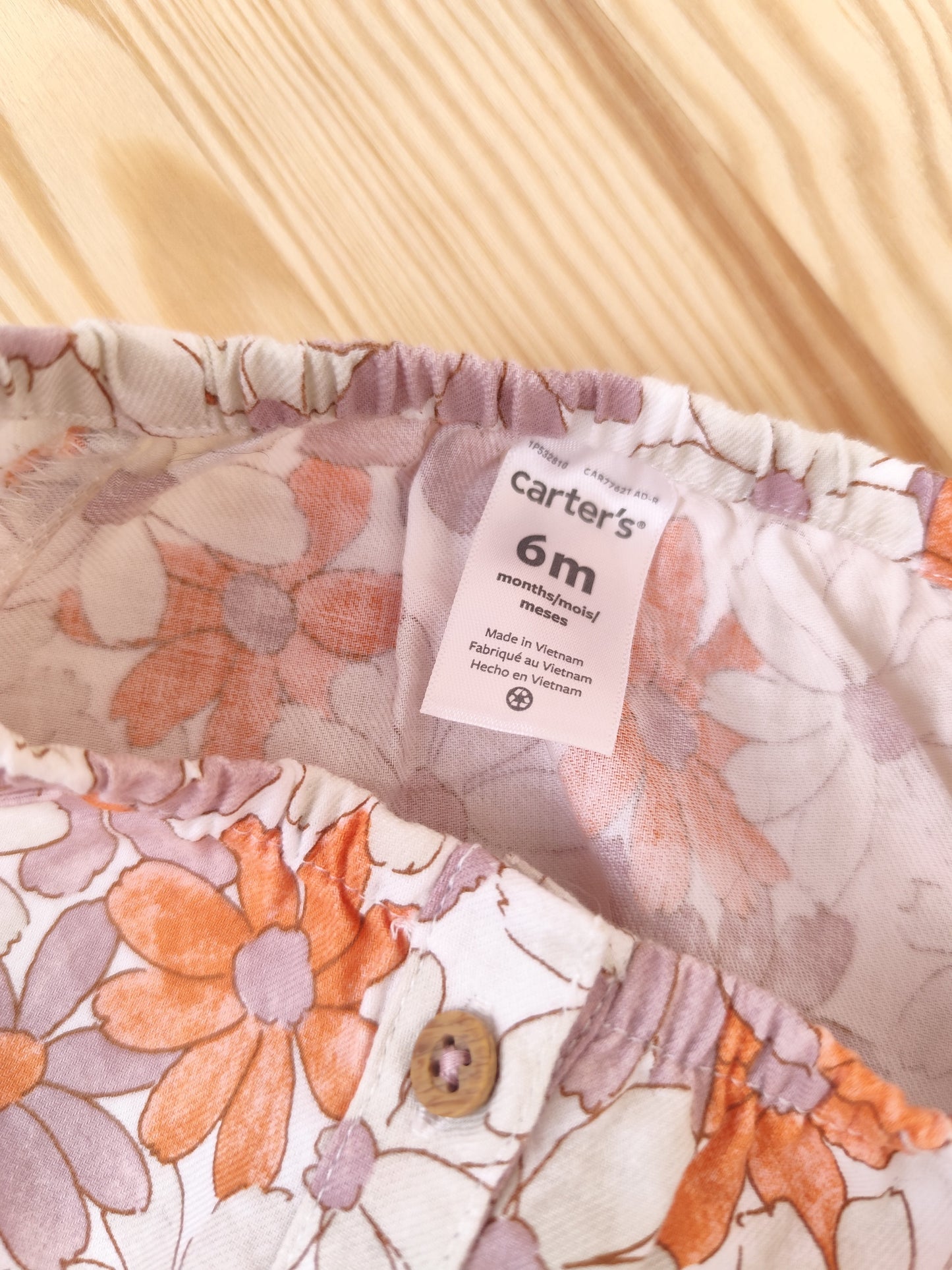 Carter's Romper - Blumen - Größe 68