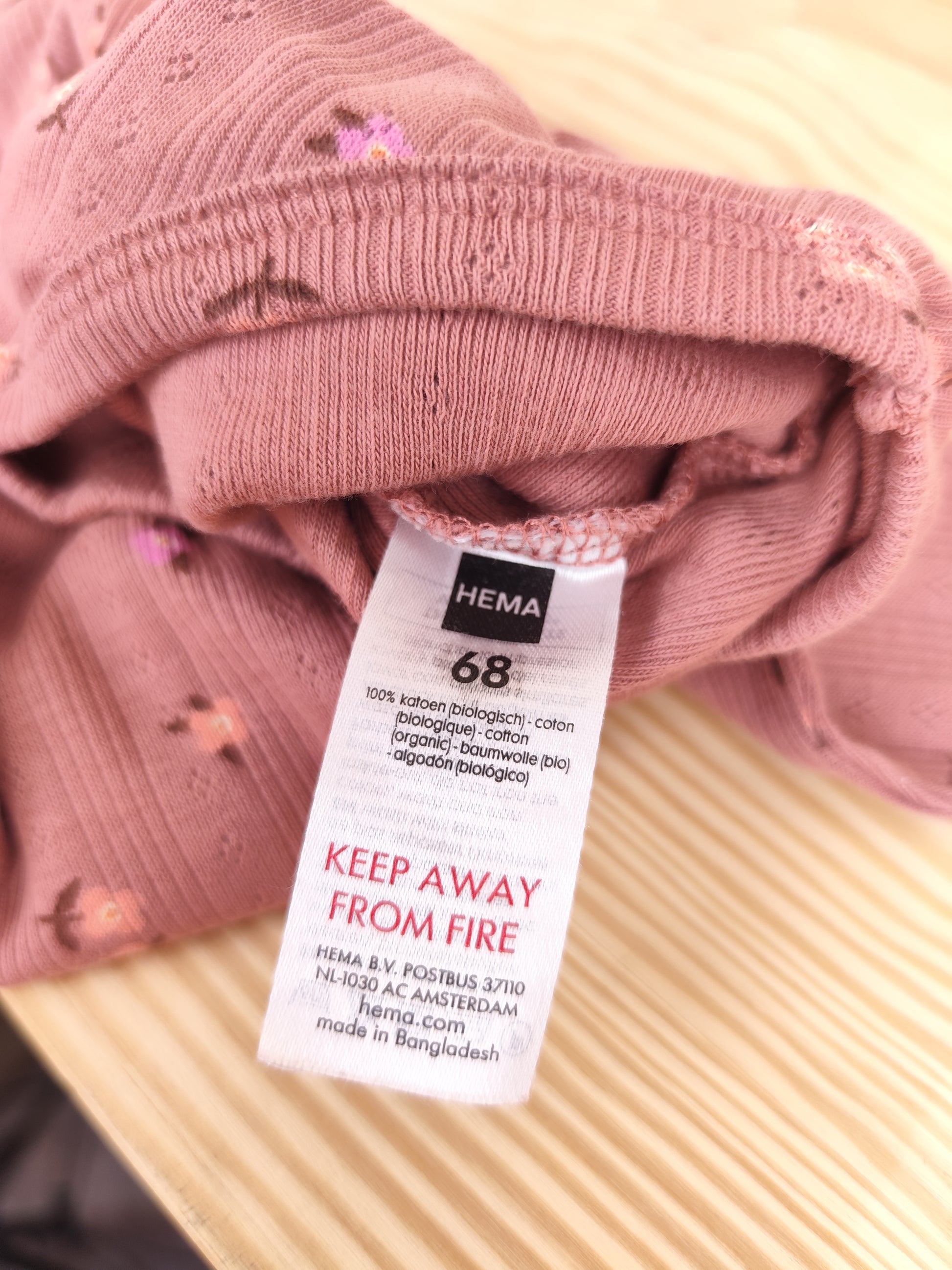 Hema Body - Blumen - Größe 68