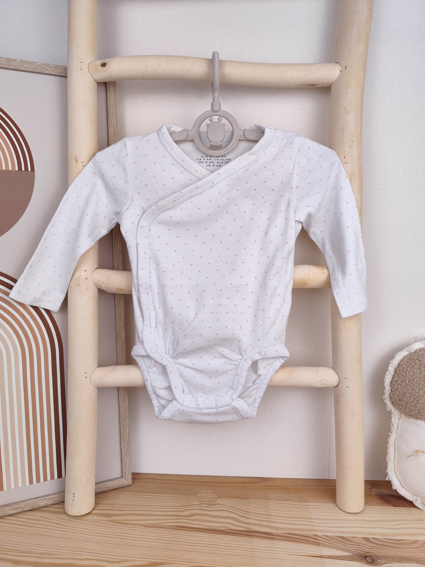 H&M Body - gepunktet - Größe 68
