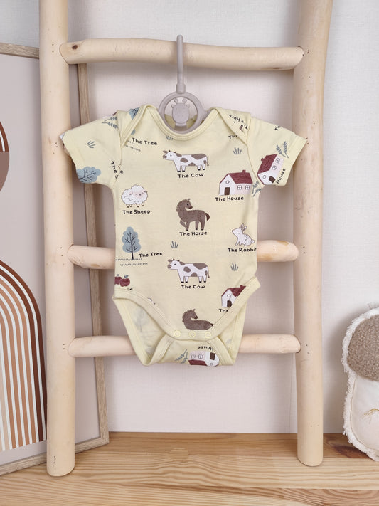 C&A Body - Bauernhof - Größe 62