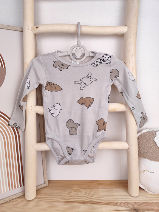 H&M Body - Tiermotiv - Größe 68