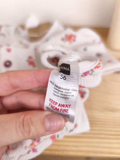 Hema Overall - Blumen - Größe 56