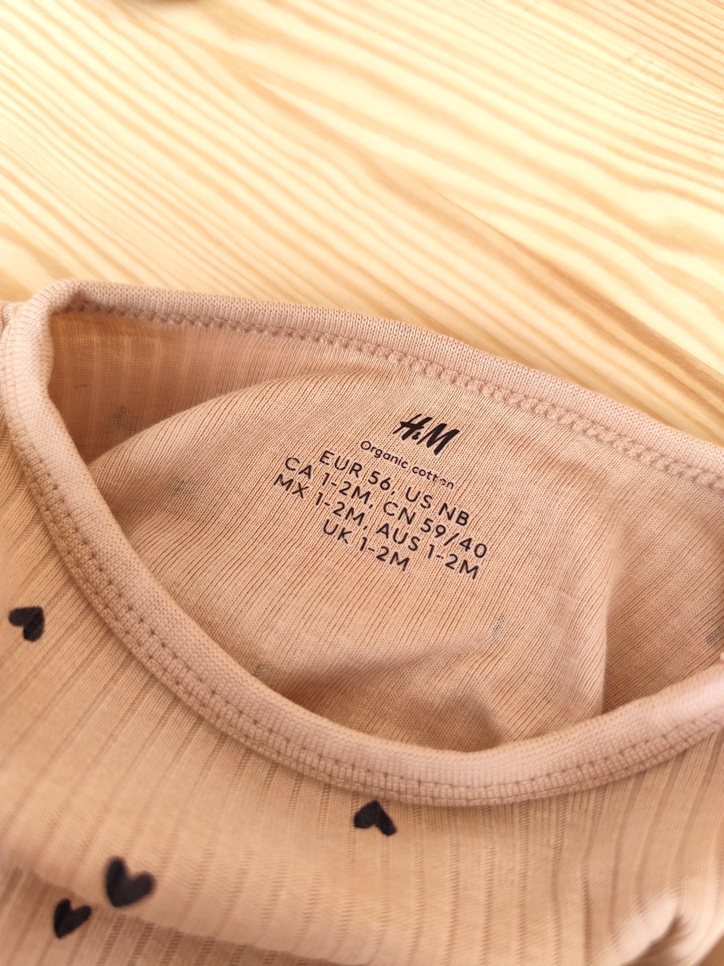H&M Set - Herzen - Größe 56 (B-Ware)