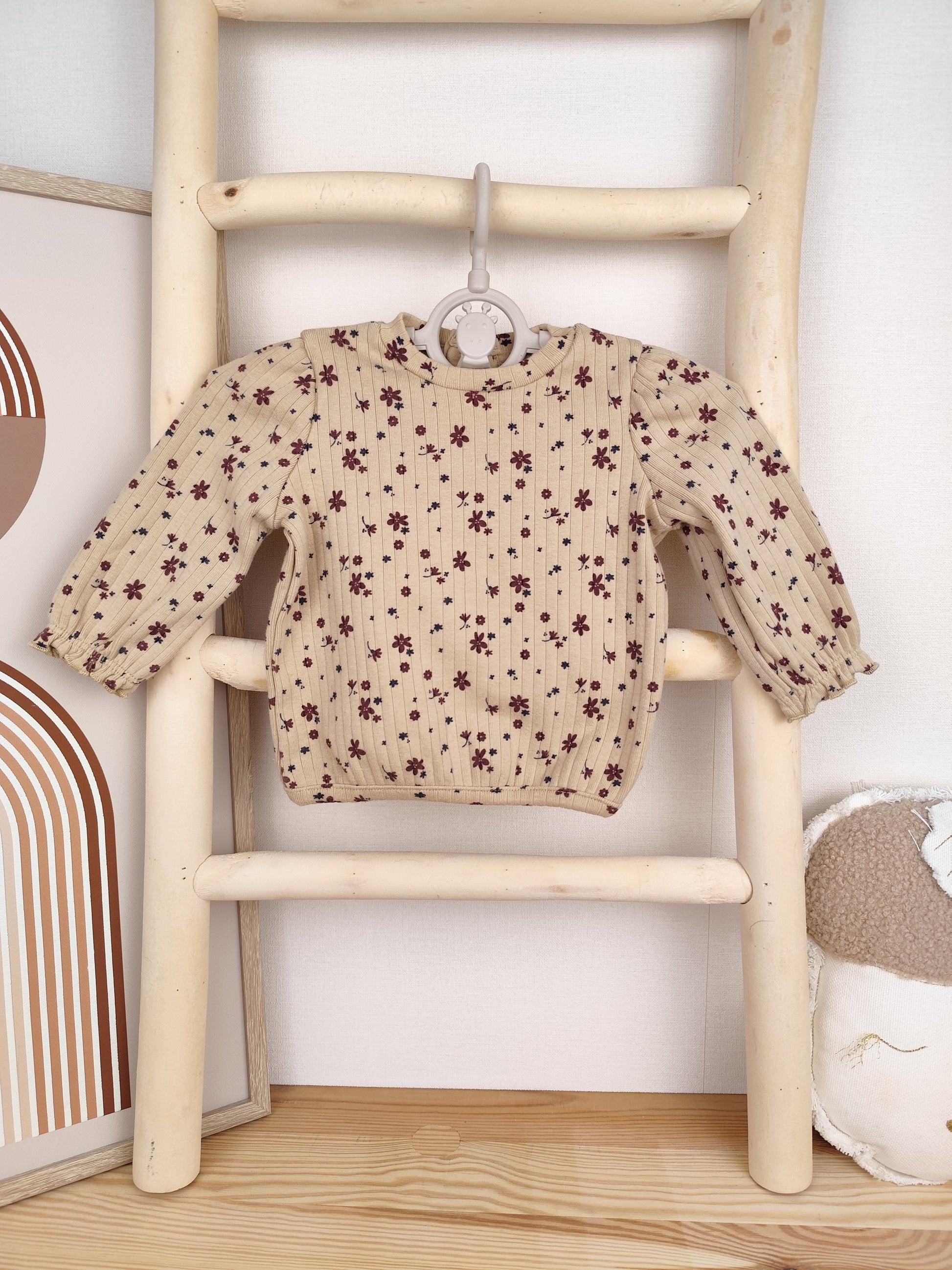 Topomini Langarmshirt - gerippt - Größe 56