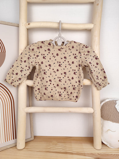 Topomini Langarmshirt - gerippt - Größe 56