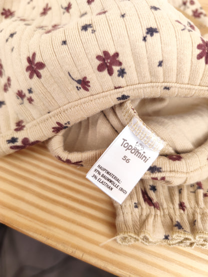 Topomini Langarmshirt - gerippt - Größe 56