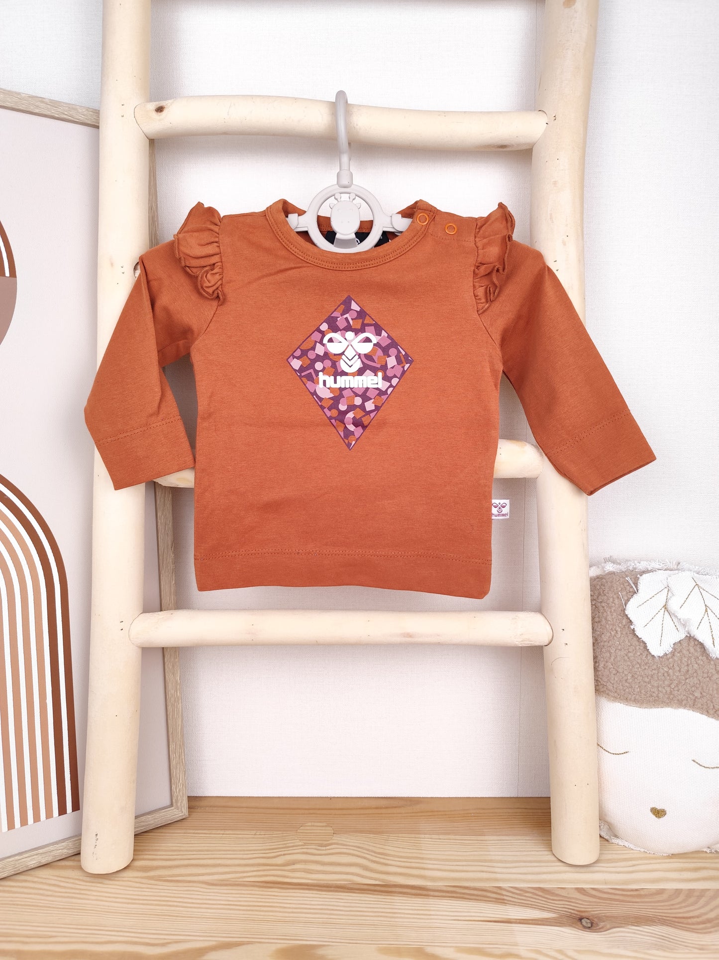 Hummel Langarmshirt - Rüschen - Größe 62