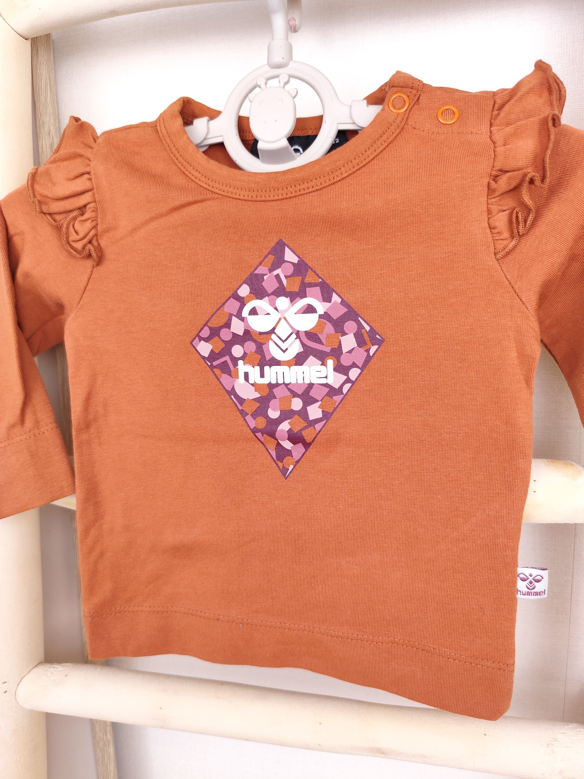 Hummel Langarmshirt - Rüschen - Größe 62