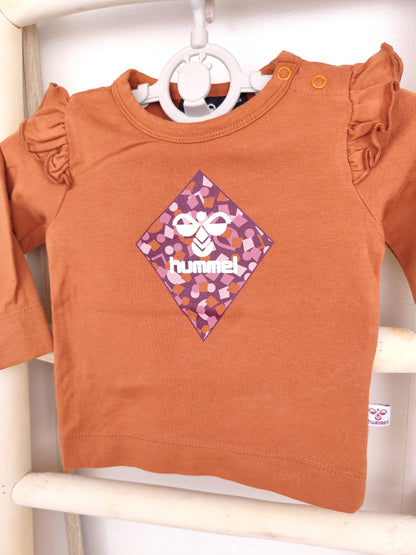 Hummel Langarmshirt - Rüschen - Größe 62