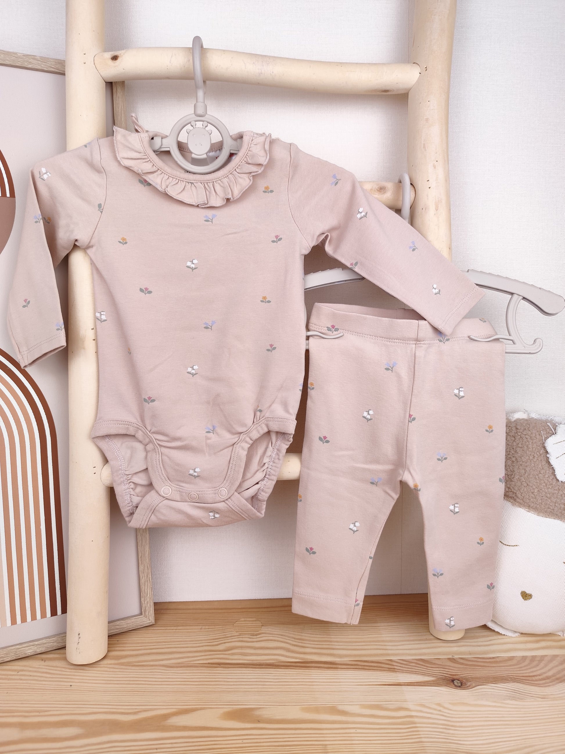 H&M Set - Blumen - Größe 62