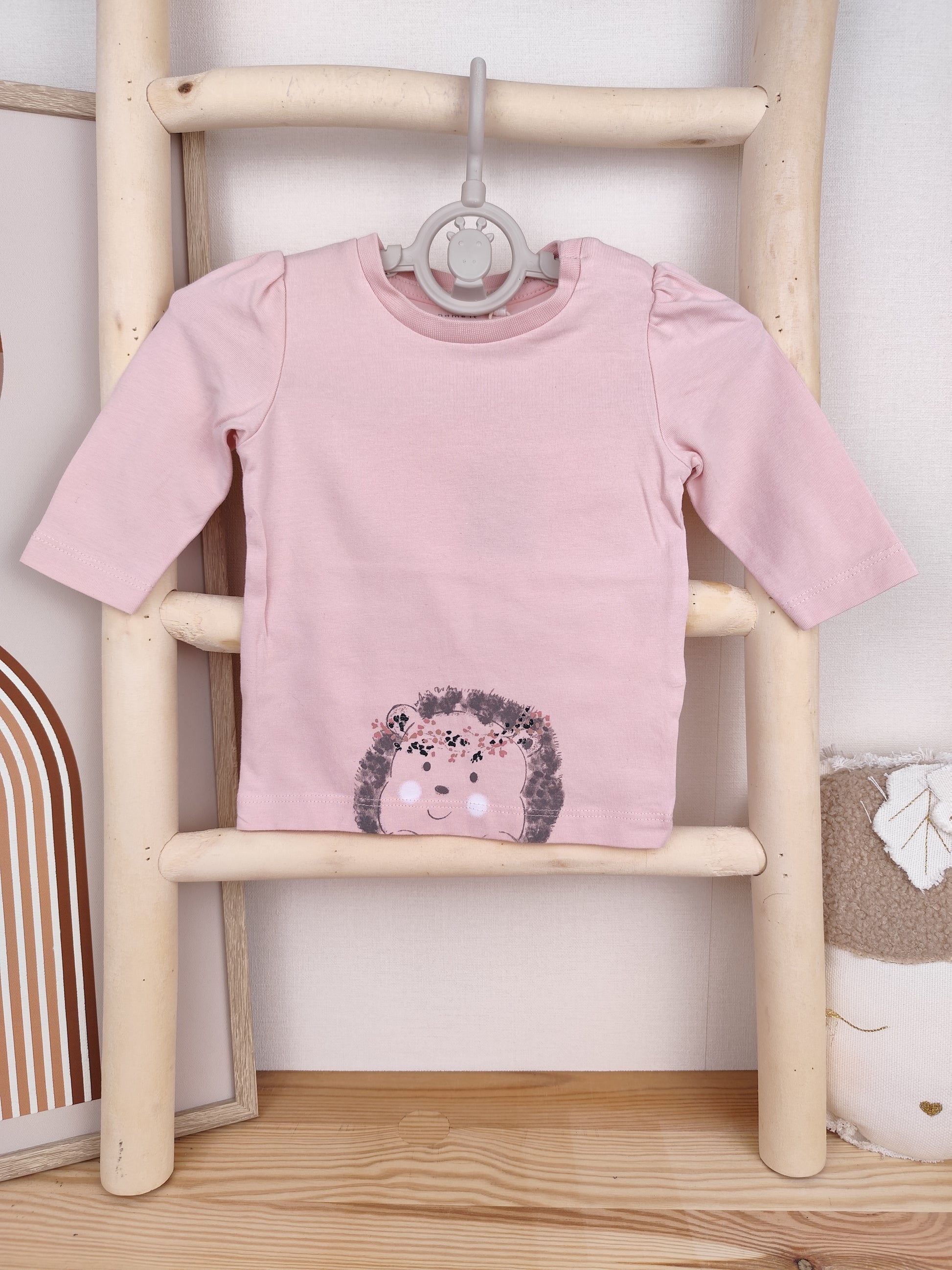 Name It Langarmshirt - Igel - Größe 62