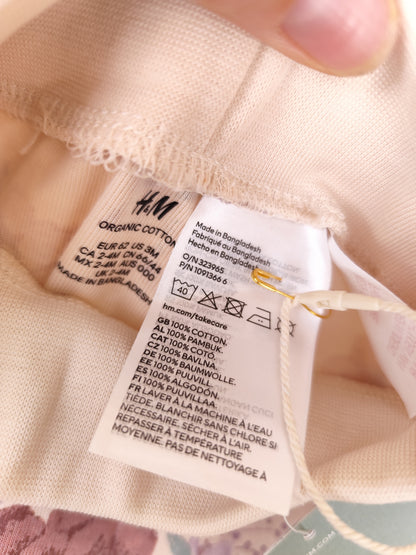 H&M Hose - Blumen - Größe 62