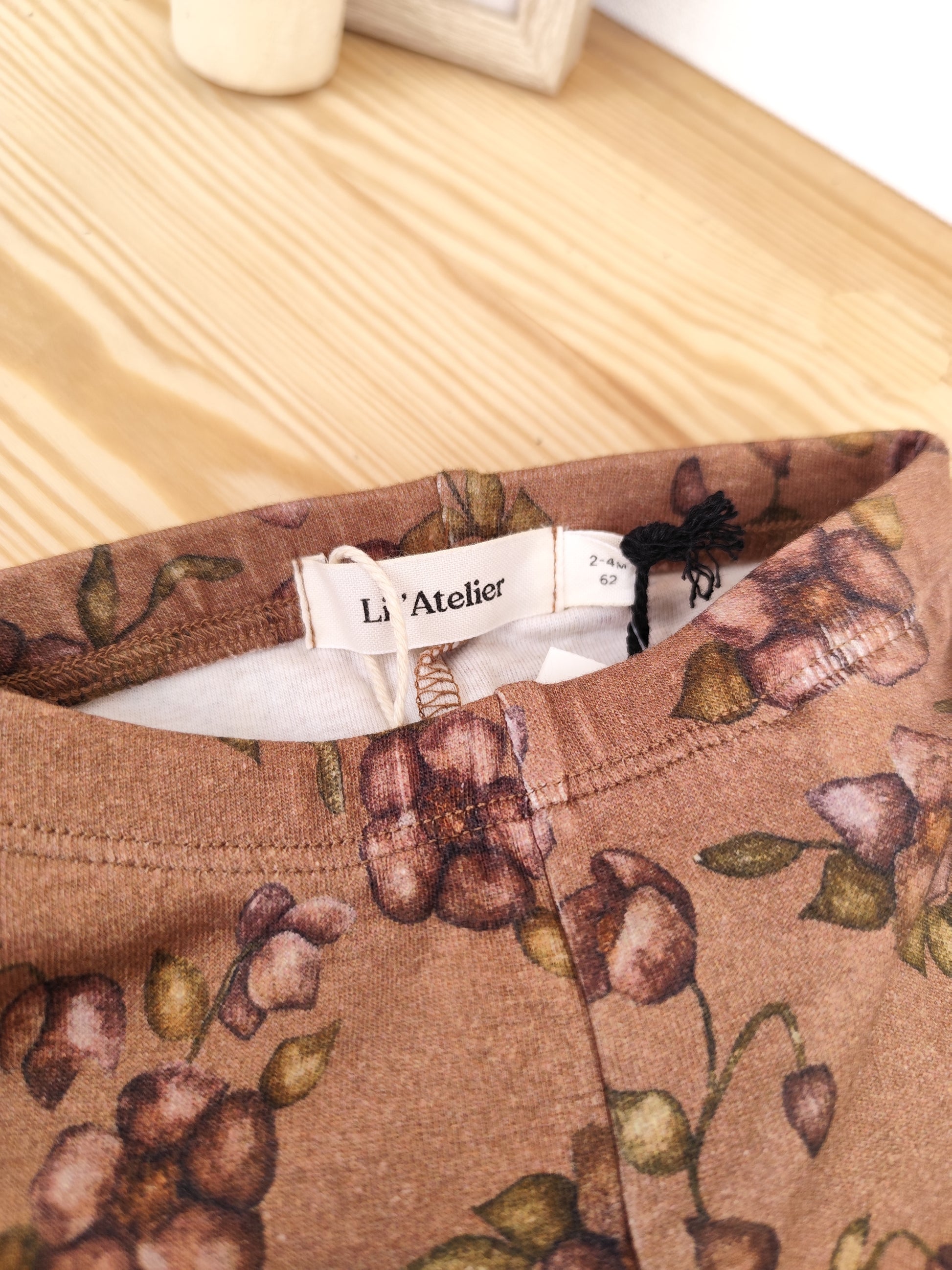 Lil'Atelier Hose - Blumen - Größe 62