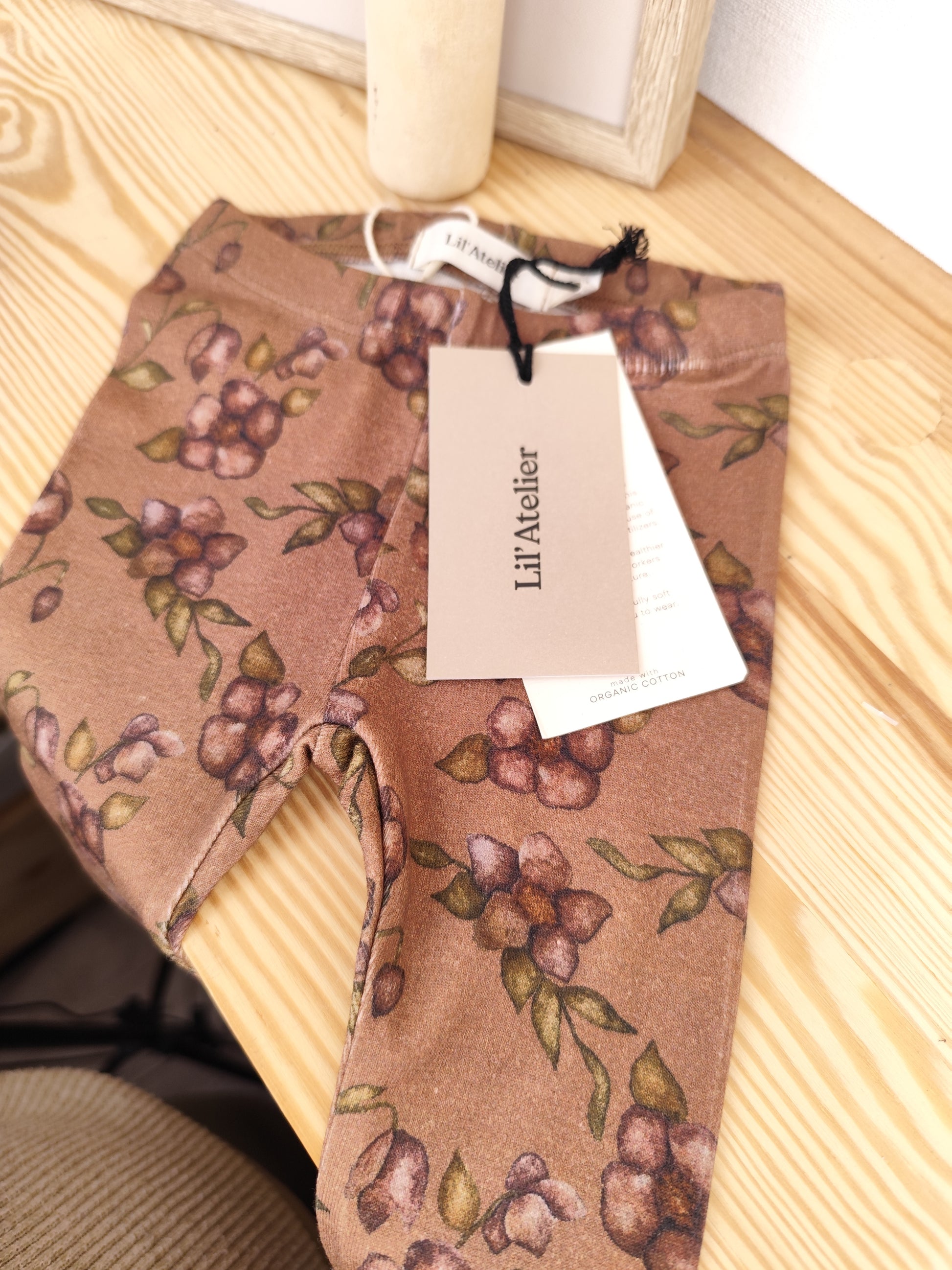 Lil'Atelier Hose - Blumen - Größe 62