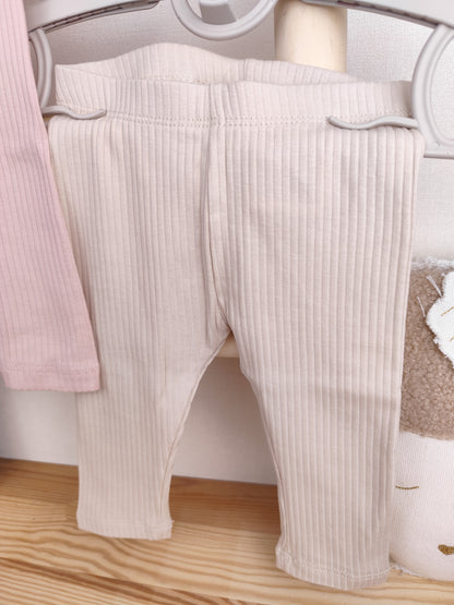 H&M Leggings - gerippt - Größe 62