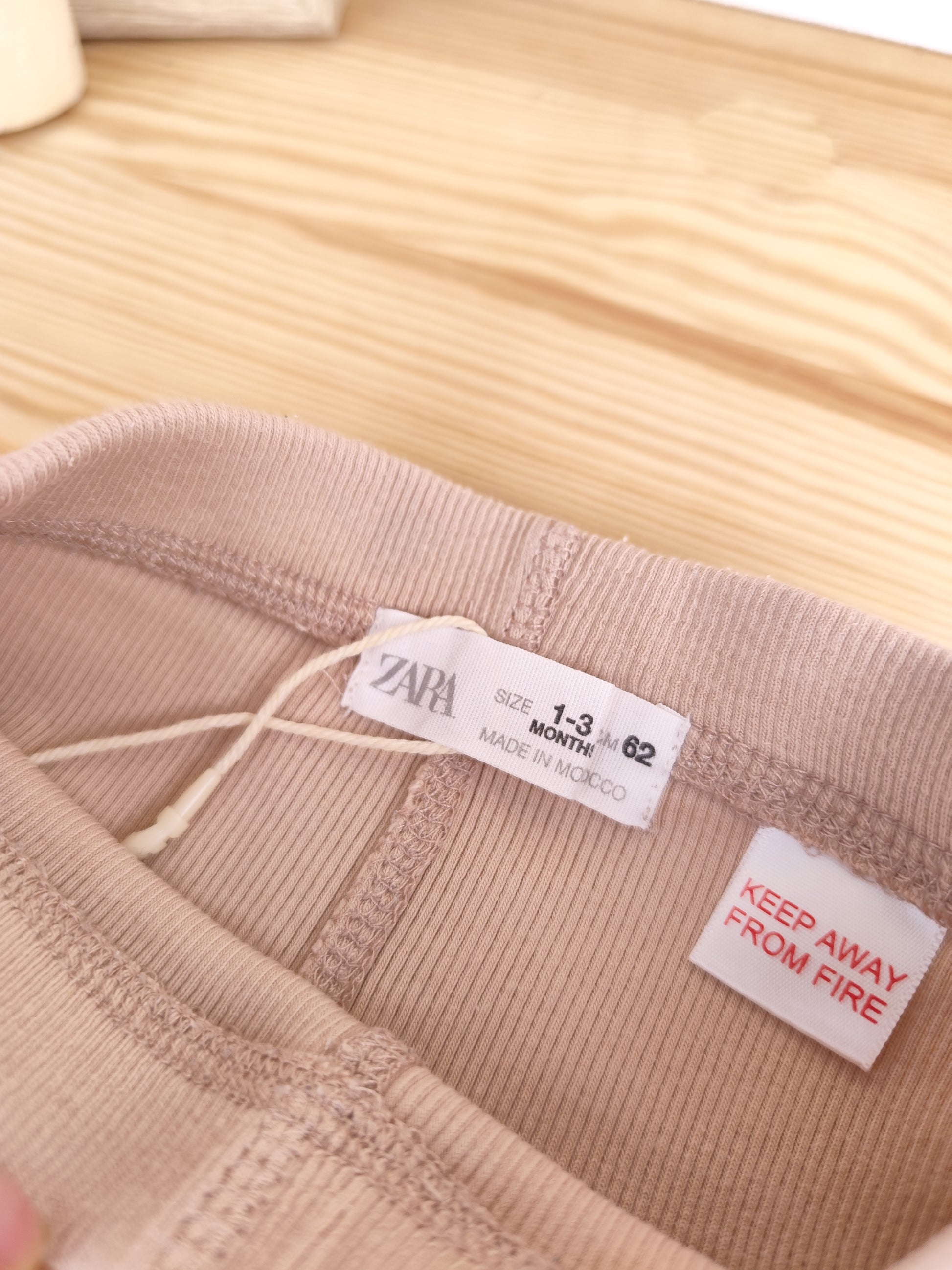 Zara Leggings - gerippt - Größe 62