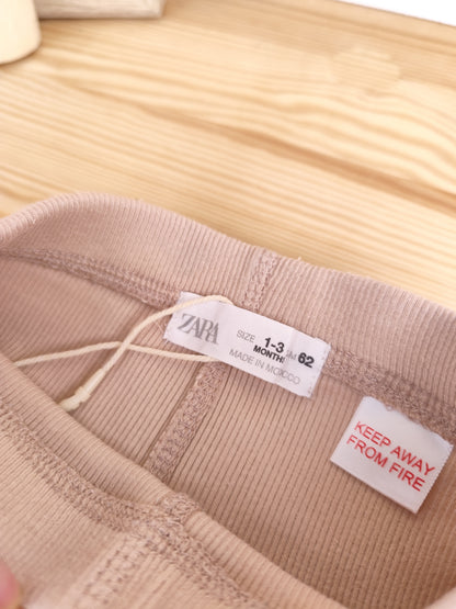 Zara Leggings - gerippt - Größe 62