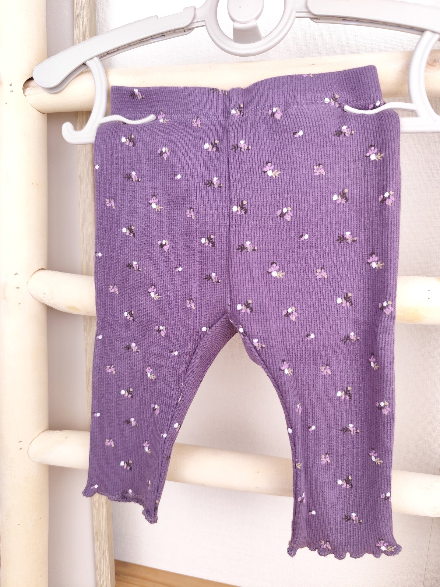 Name It Hose - Blumen - gerippt - Größe 62