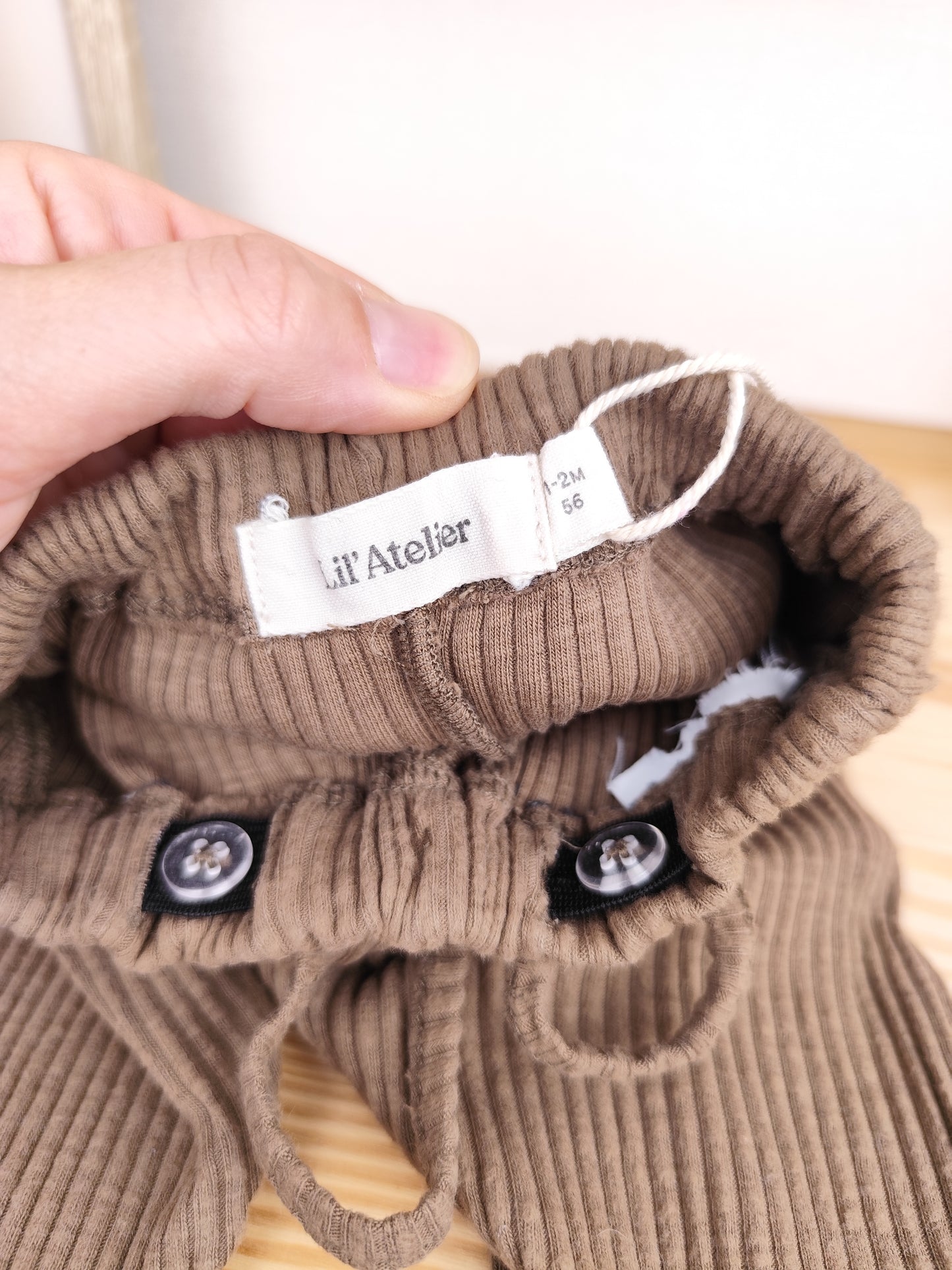 Lil'Atelier Hose - gerippt - Größe 56