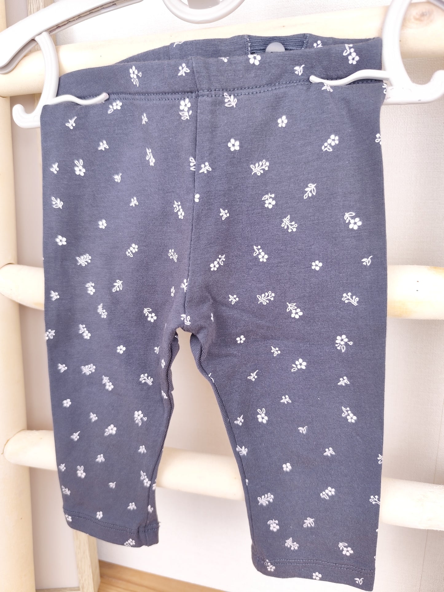 H&M Leggings - Blumen - Größe 68