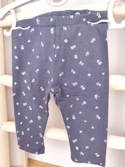 H&M Leggings - Blumen - Größe 68