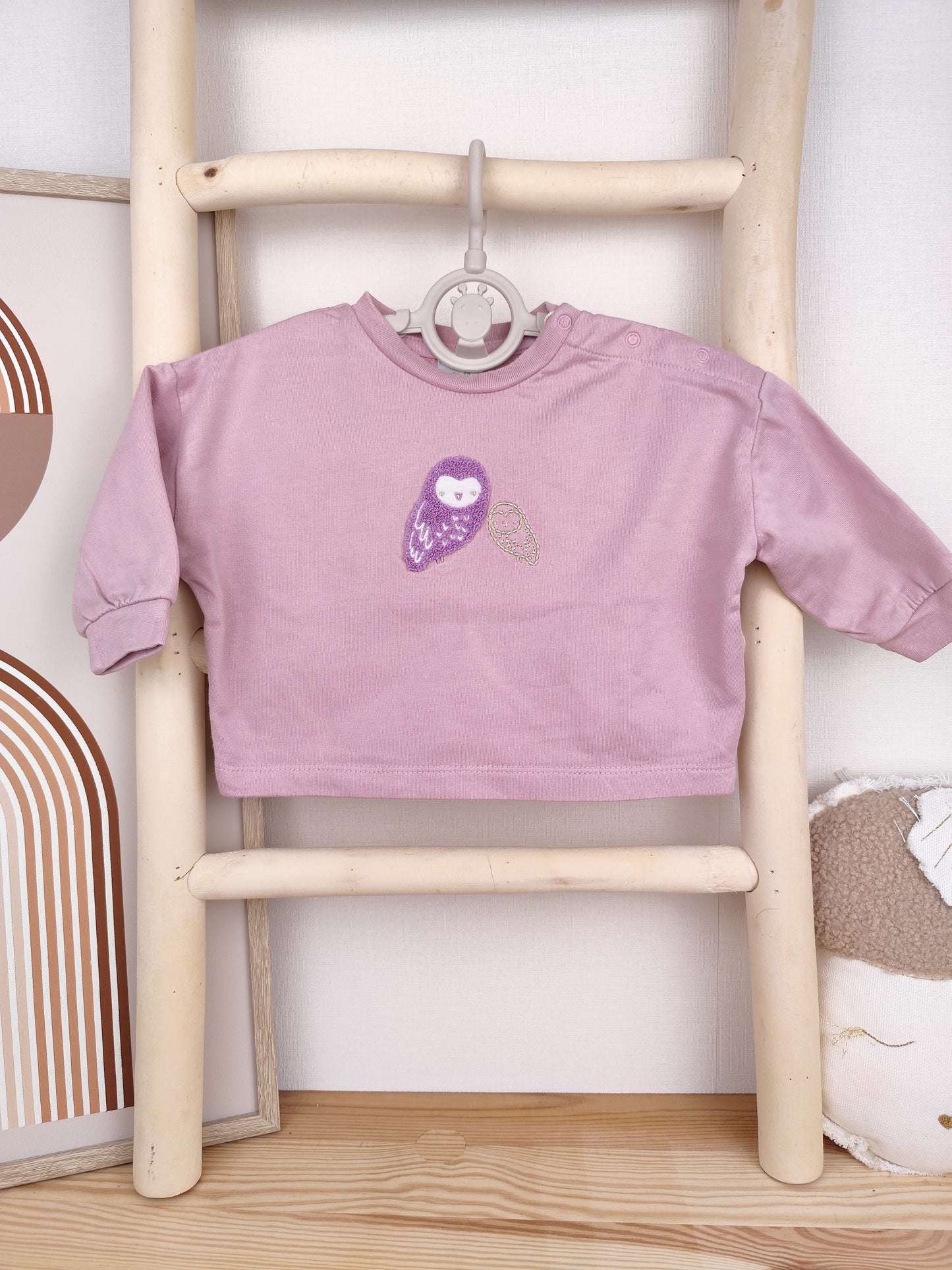 Alana Pullover - Eule - Größe 62