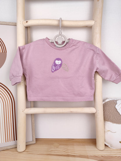 Alana Pullover - Eule - Größe 62
