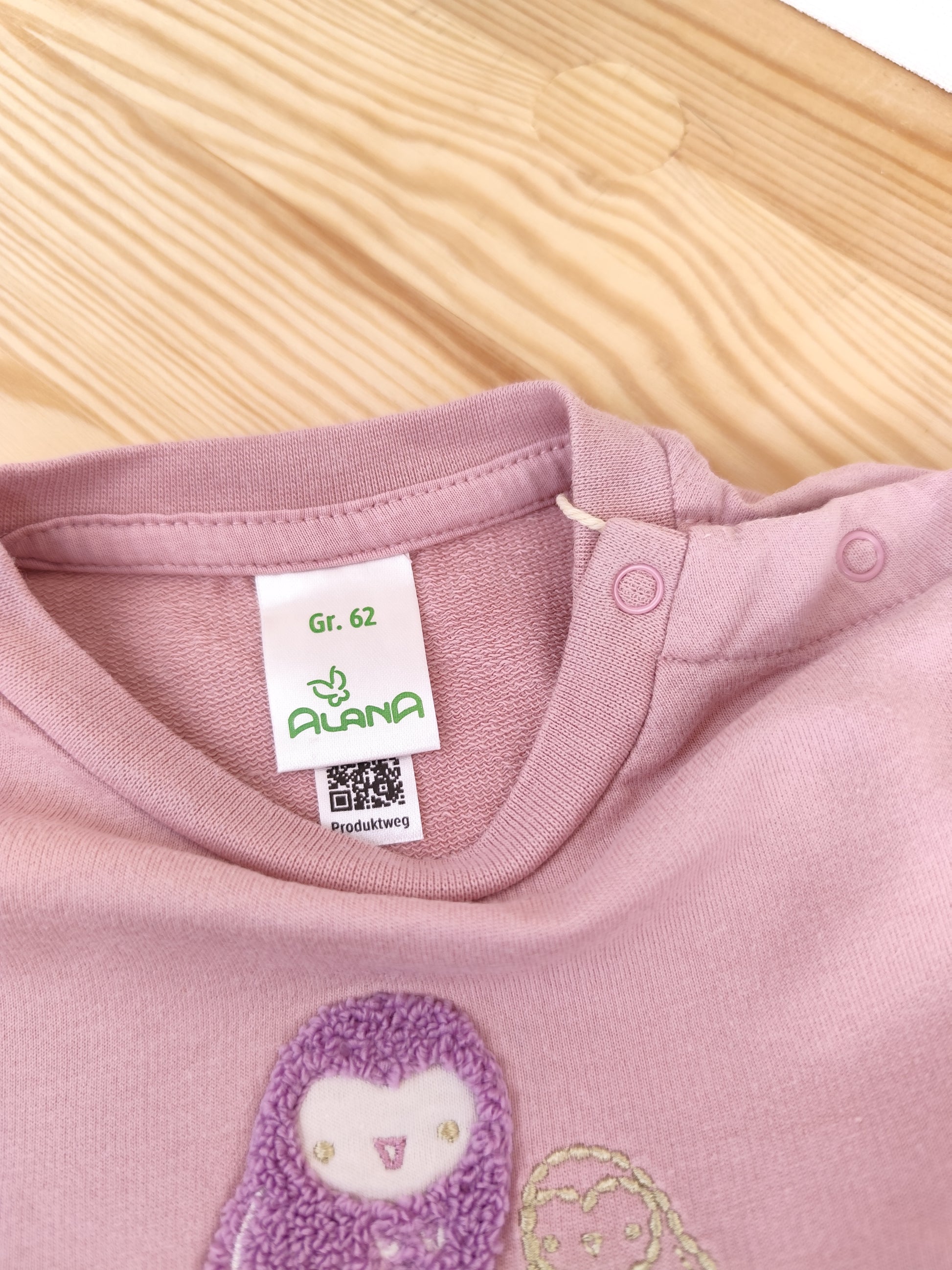 Alana Pullover - Eule - Größe 62