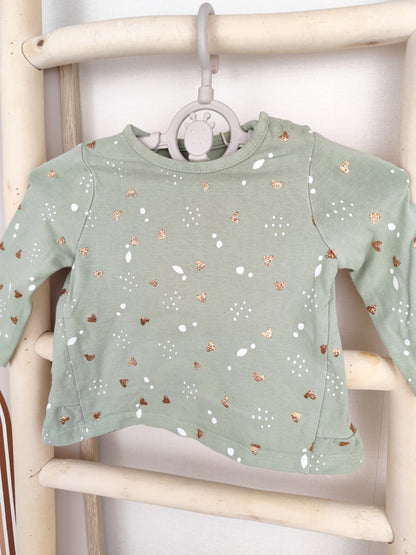 S.Oliver Langarmshirt - Herzen - Größe 50/56