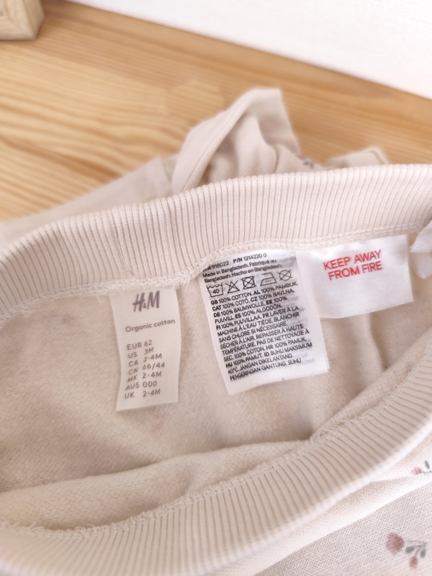 H&M Set - Blumen - Größe 62