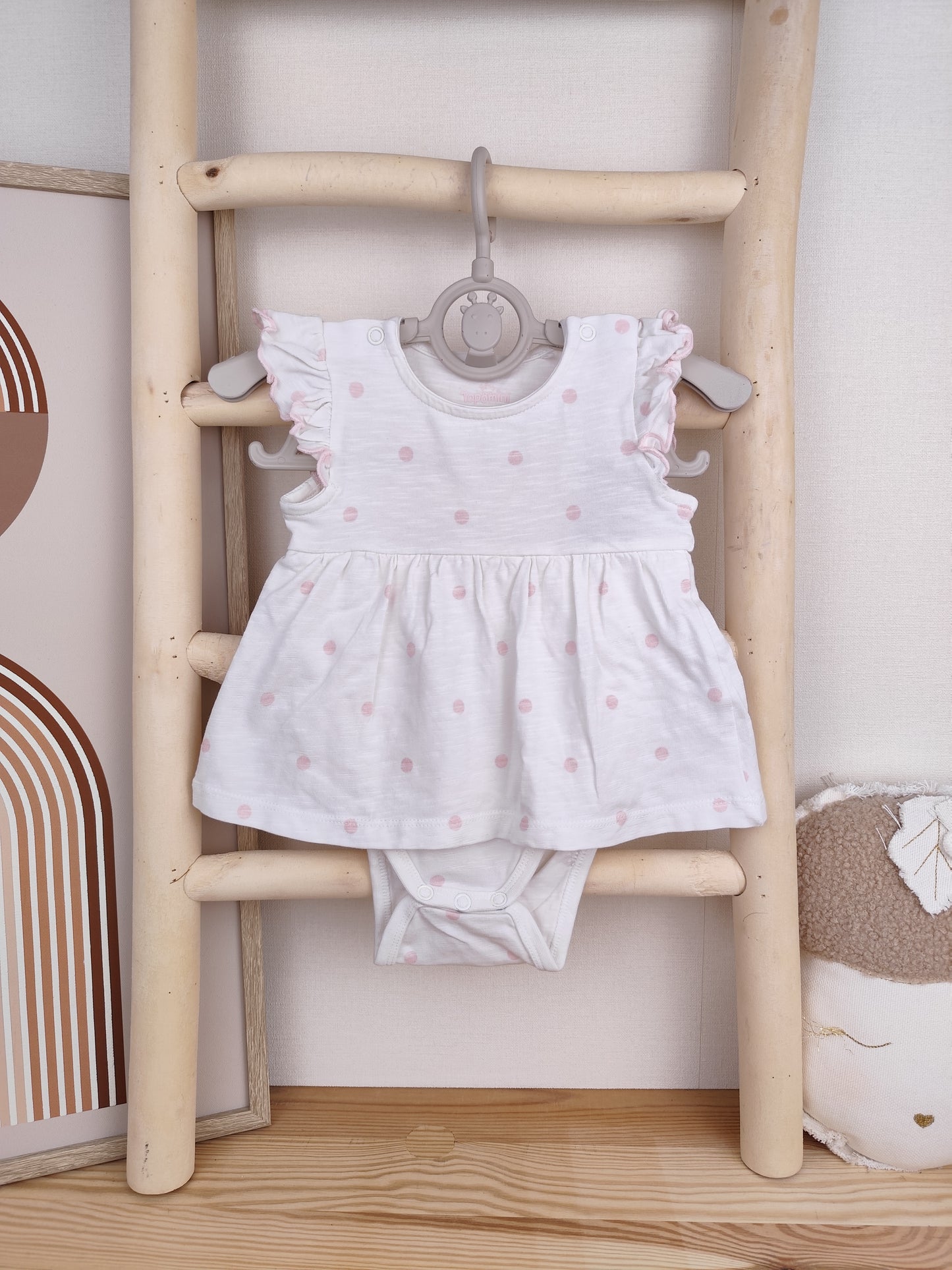 Topomini Bodykleid - gepunktet - Größe 62/68