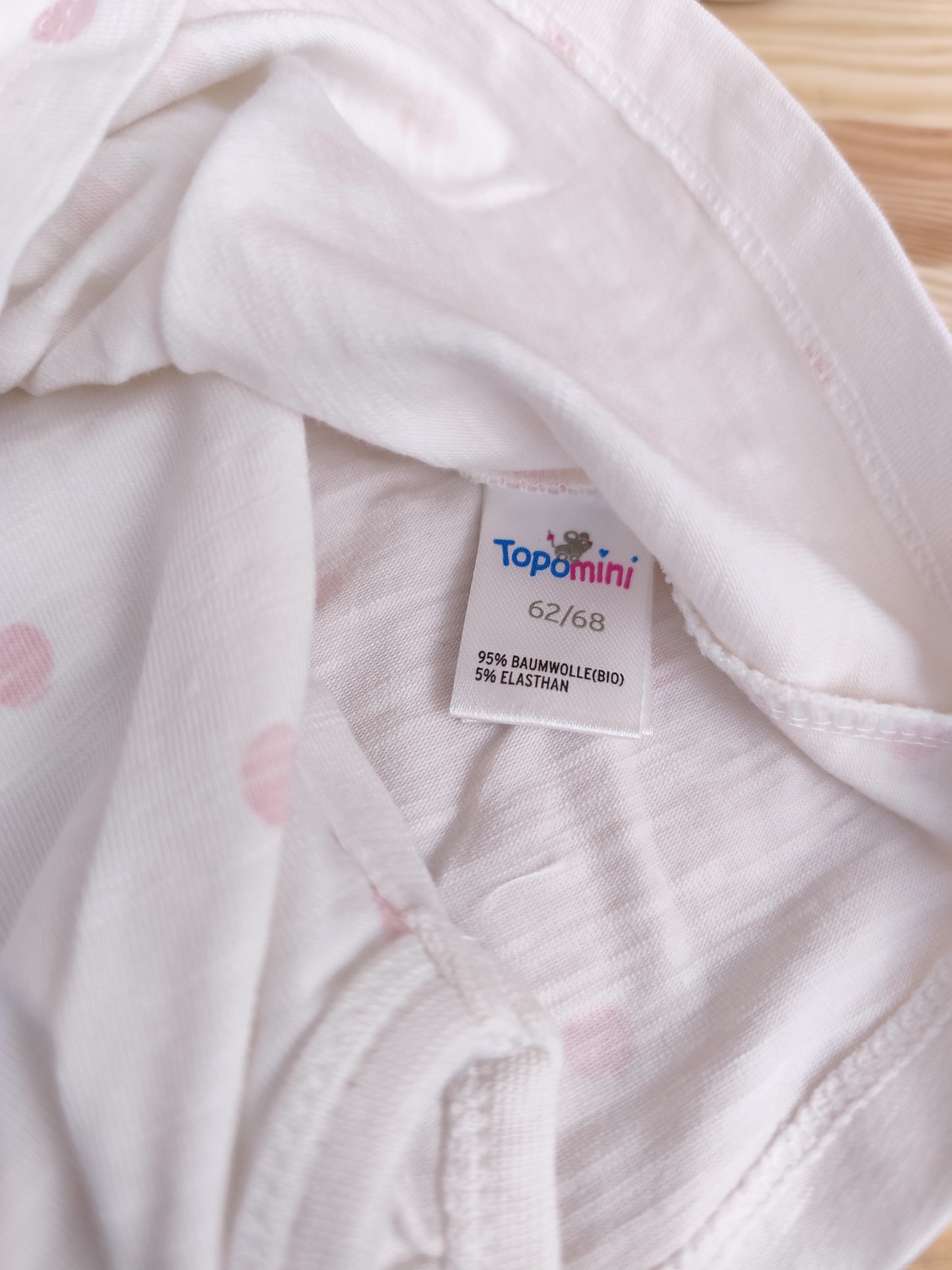 Topomini Bodykleid - gepunktet - Größe 62/68