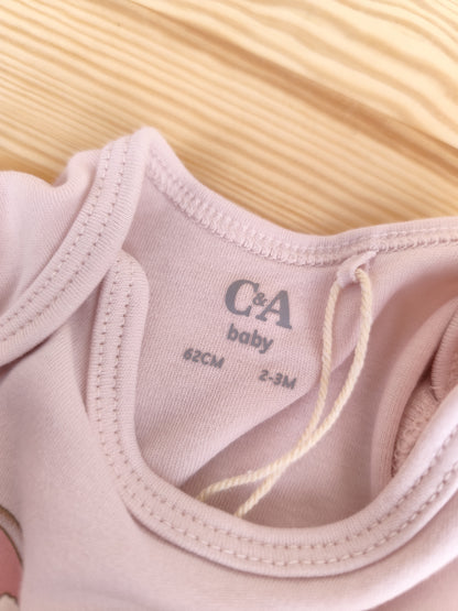 C&A Body - kurzarm - Größe 62