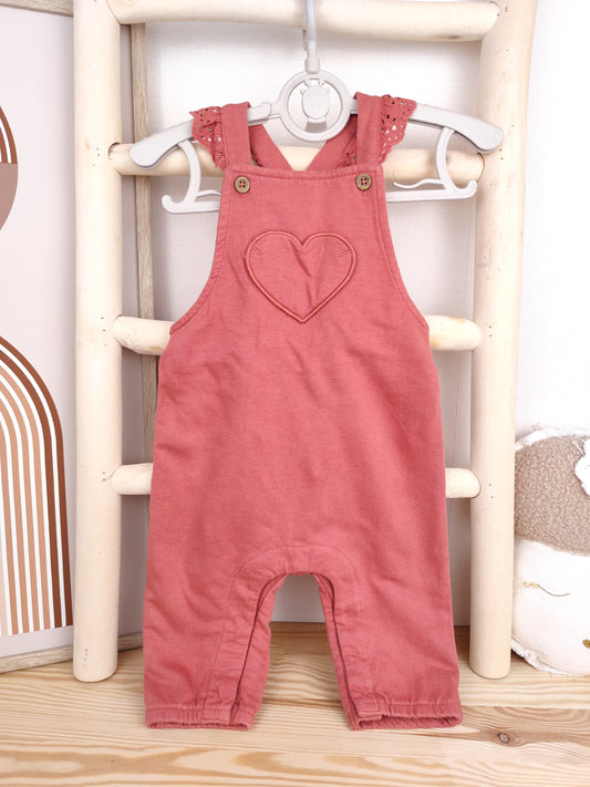 Pusblu Latzhose - Herz - Größe 62